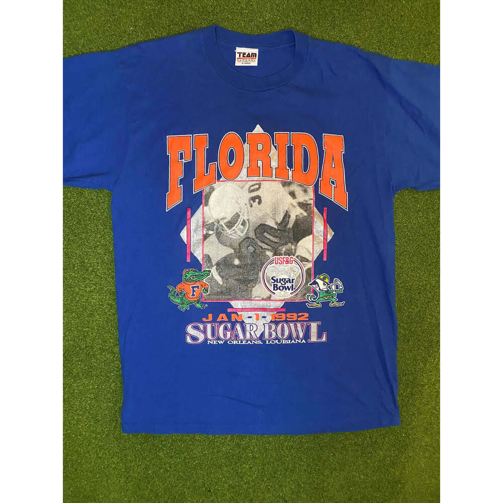 1992 Florida Gators  Sugar Bowl  Vintage College Football Tee Shirt Xl